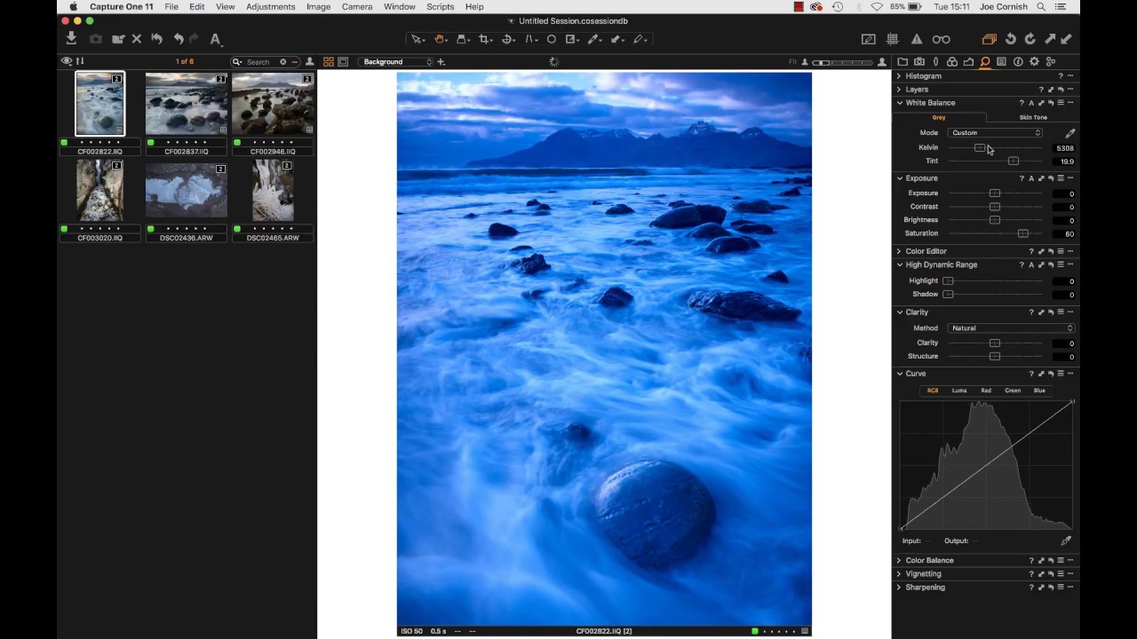 Capture One для пейзажной съемки — Часть вторая — Рабочий процесс