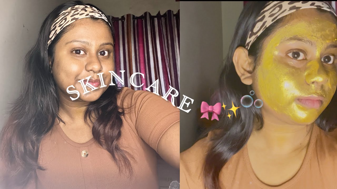 My real Skincare routine || Tried Good Vibes Peel off mask for the 1st time||