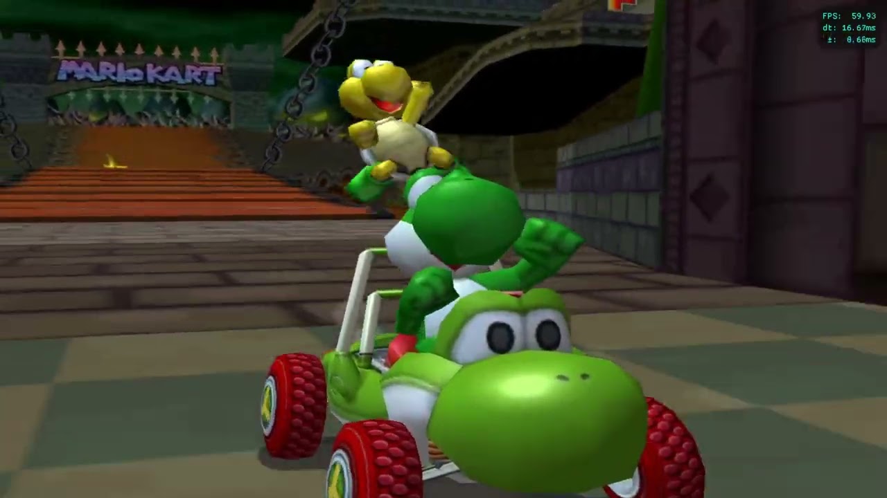 Mario Kart Double Dash!!: Yoshi and Koopa Troopa 100cc ALL TOUR CUP!!
