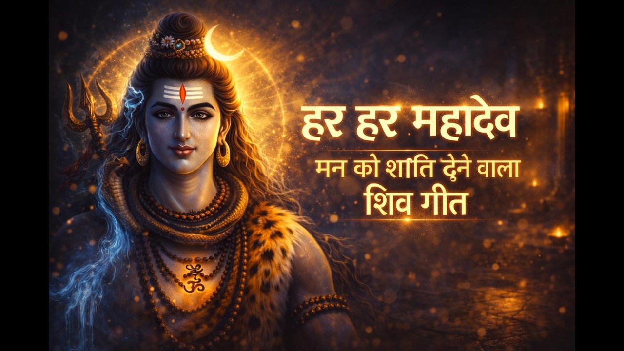 हर हर महादेव | मन को शांति देने वाला शिव गीत | Om Namah Shivaya Bhajan | Mahadev Bhakti Song