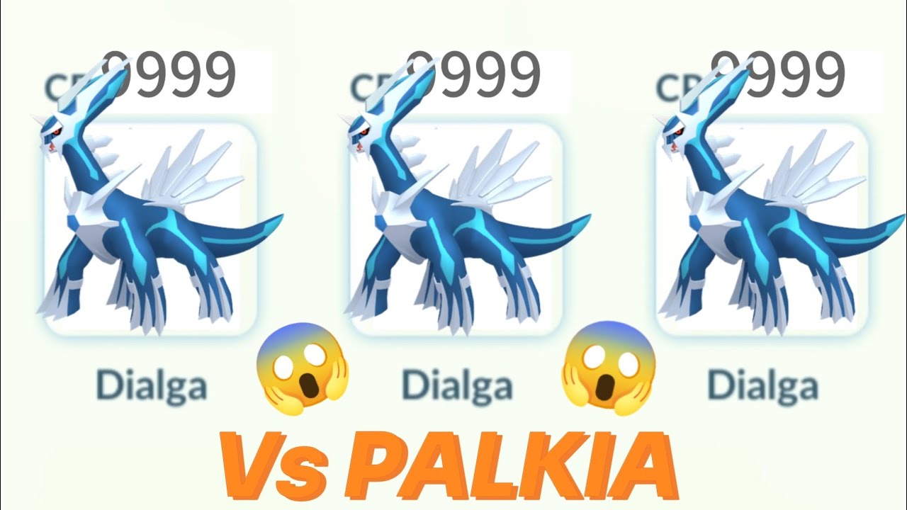 😱OMG 3X DIALGA Vs PALKIA DANGEROUS BATTERY IN POKEMON GO 