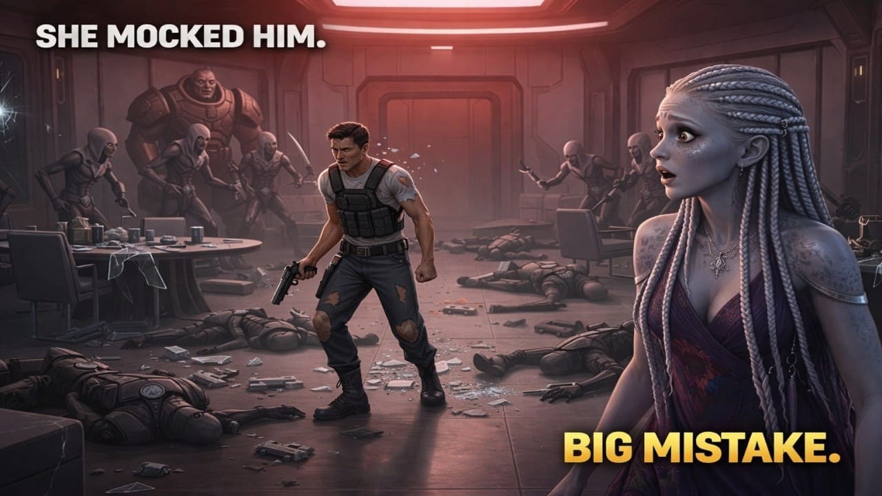 She Mocked Her “Tiny” Bodyguard — Until He Defeated 12 Attackers Alone| HFY | HFY Sci-Fi Story