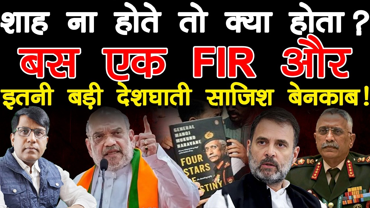 शाह ना होते तो क्या होता? बस एक FIR और इतनी बड़ी देशघाती साजिश बेनक़ाब!