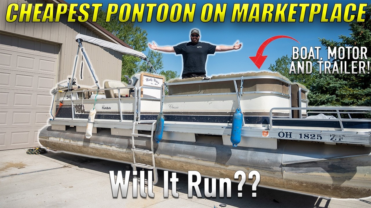 I Bought The CHEAPEST PONTOON on Marketplace!