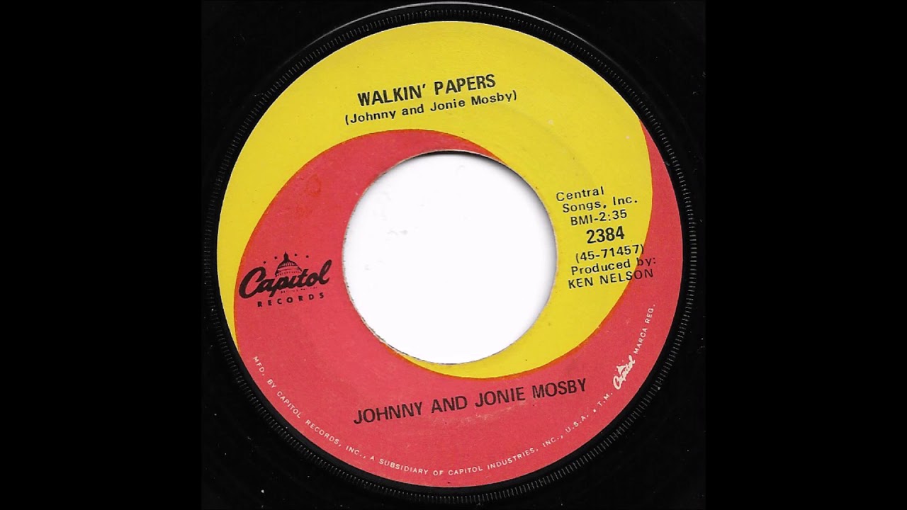 Johnny & Jonie Mosby - Walkin' Papers