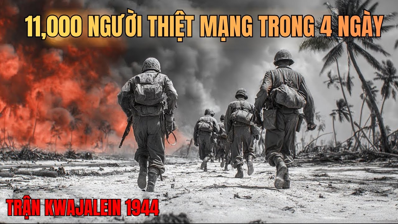 Trận Kwajalein 1944 11.000 lính Nhật gục ngã vì một sai lầm chiến lược