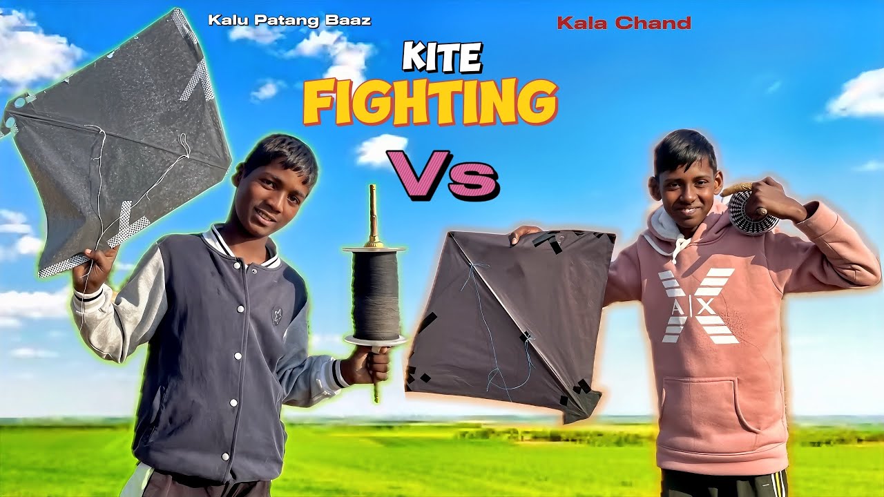 KALU PATANG BAAZ Vs KALA CHAND🏆🪁 | Biggest Kite Fighting Challenge.   #2026 #challenge 