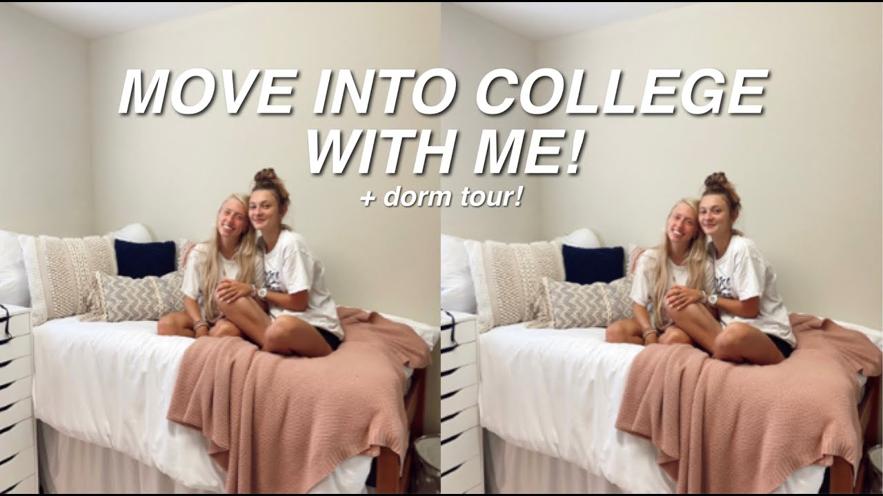 DORM TOUR & move into COLLEGE with me! ✰ caitlyn green