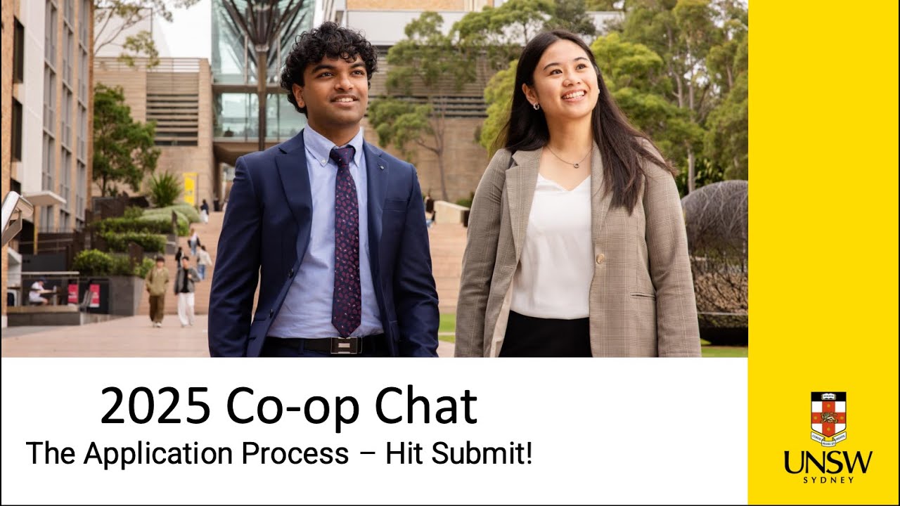 2025 Co-op Chats - The Application Process - Hit Submit!
