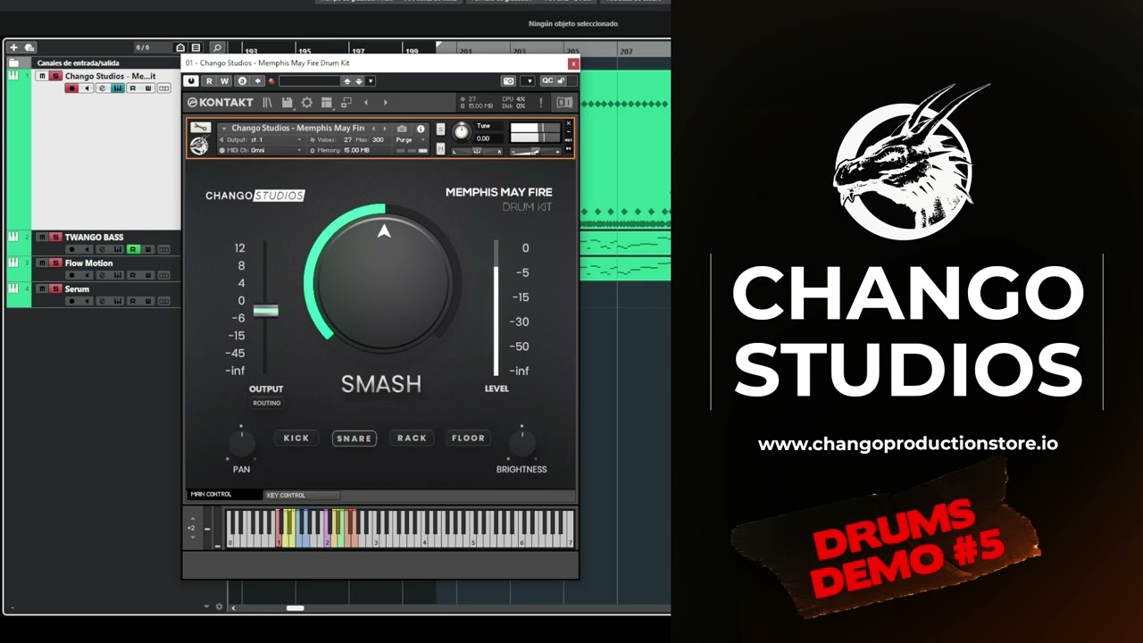 Chango Studios - Memphis May Fire Drum Kit