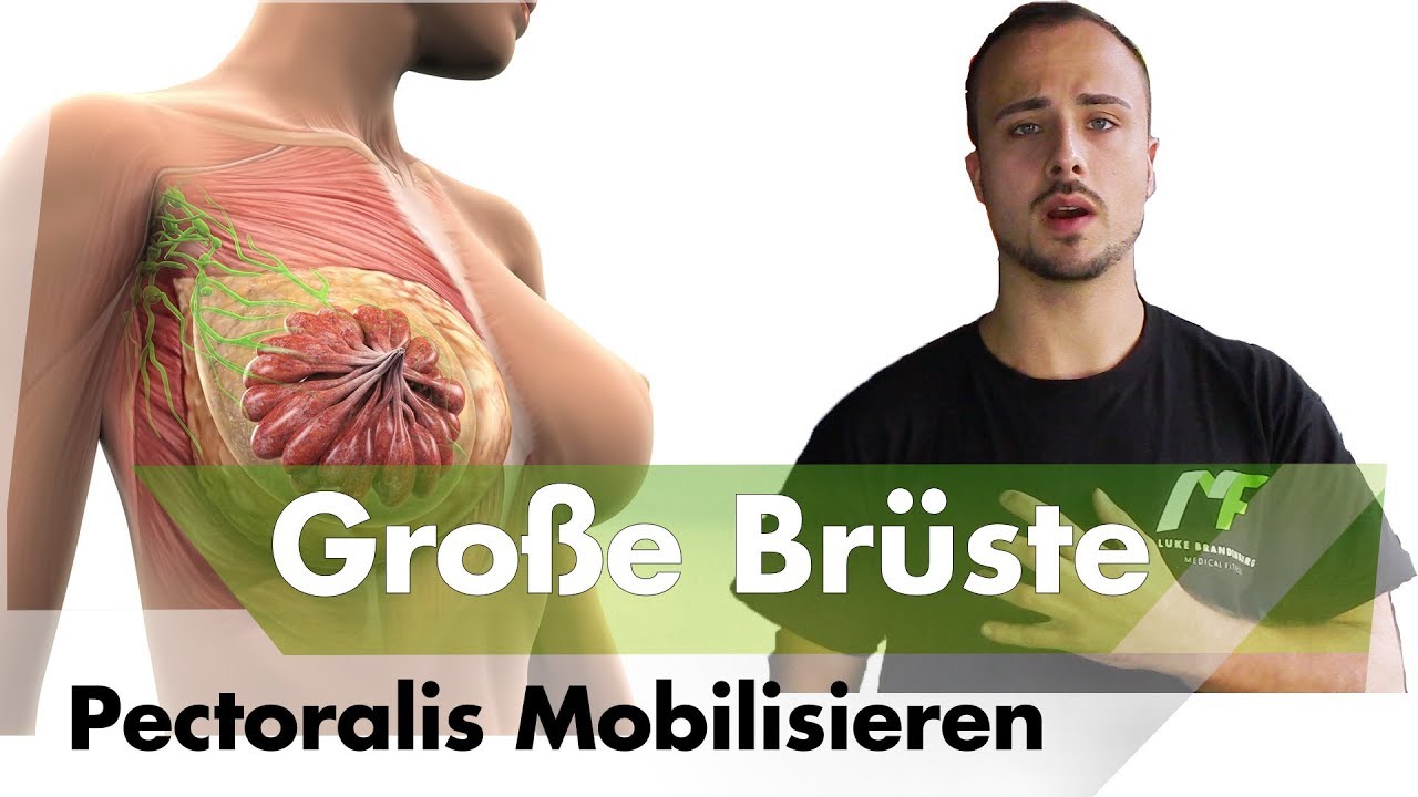 Brustmuskel mobilisieren bei Frauen | Rückenschmerzen durch große Oberweite