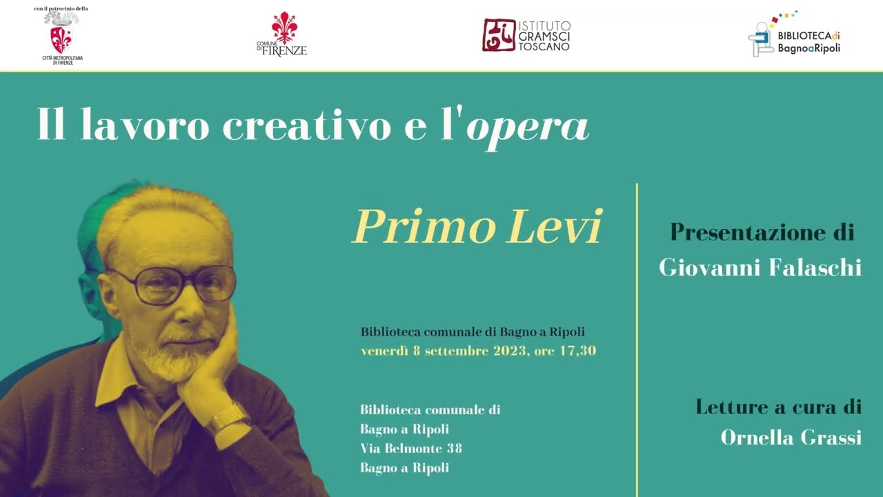 Il lavoro creativo e l'opera - Primo Levi