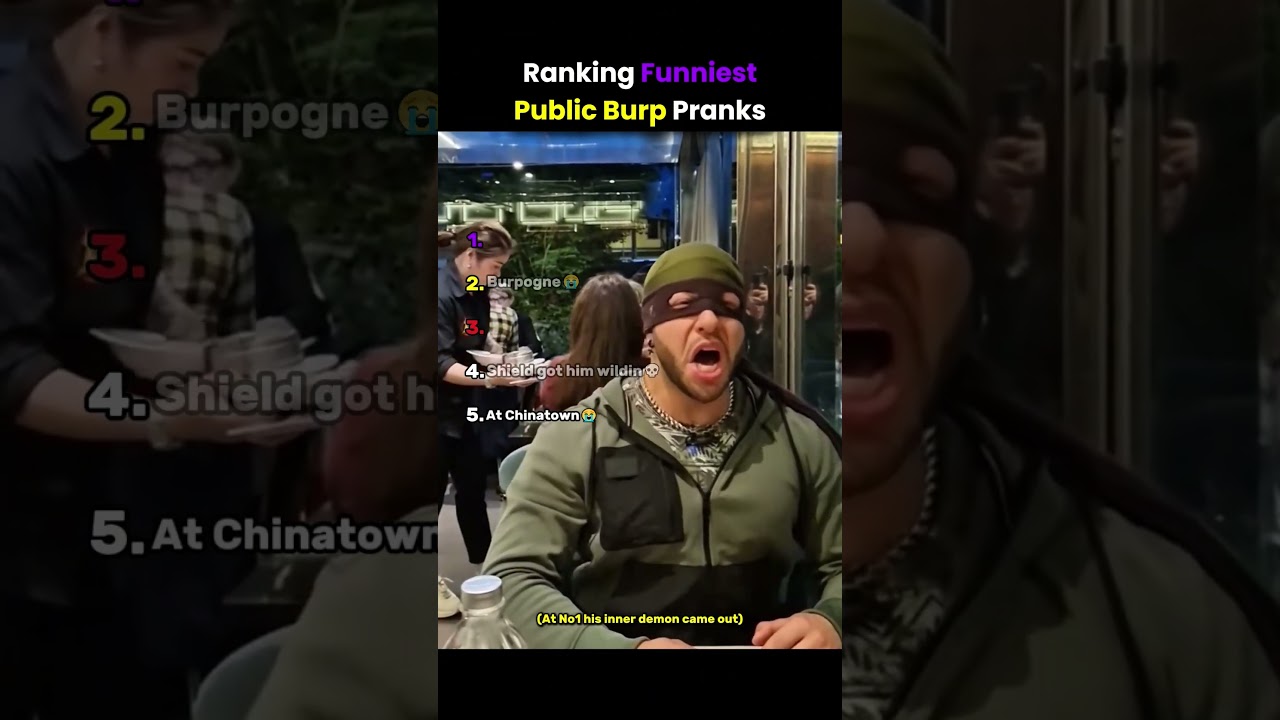 Ranking Funniest Public Burp Pranks Pt 2 #usa