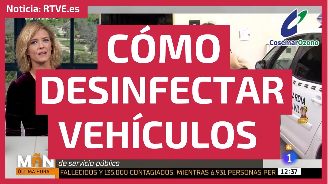 🔴 Cómo Desinfectar Vehículos Ambulancias, Coches de Policía, Taxis con ozono | Coronavirus COVID-19