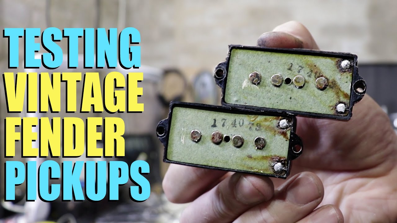 Testing Vintage Fender Pickups