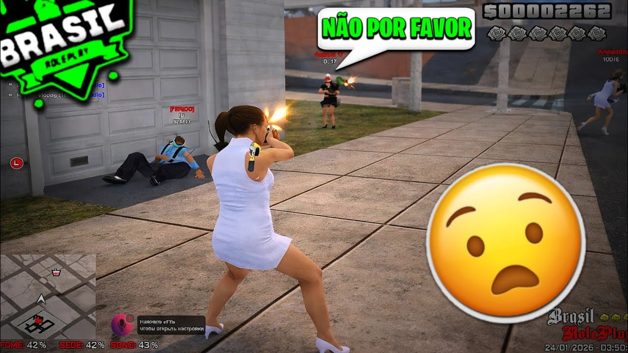 NÃO SE RENDEU E SE DEU MAL 🤣 BRASIL ROLEPLAY - GTA SAMP ANDROID/PC 