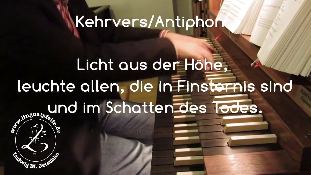 GGB 617.1+2 (Benedictus; Lk 1,68ff.): Licht aus der Höhe, leuchte allen, die in Finsternis sind