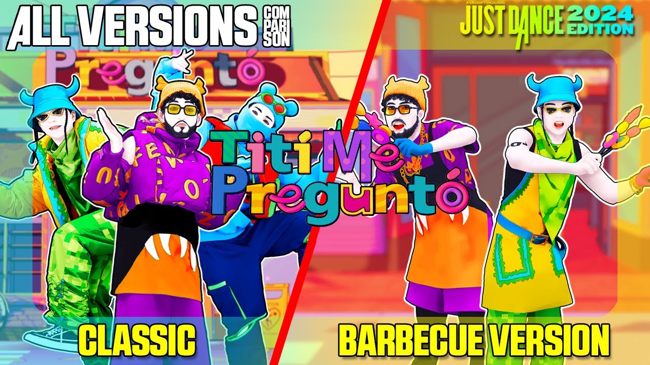 JUST DANCE COMPARISON - TITÍ ME PREGUNTÓ [ALL VERSIONS]