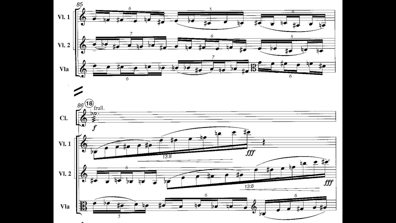 Sofia Gubaidulina - Hommage a T.S. Eliot for Soprano and Octet (1987) [Score-Video]