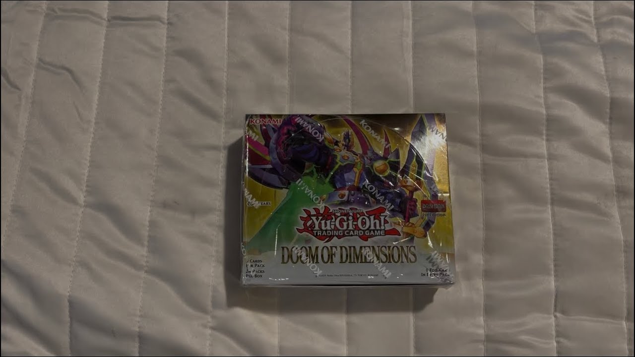 Yu-Gi-Oh! Doom of Dimensions Booster Box Opening/Unboxing!
