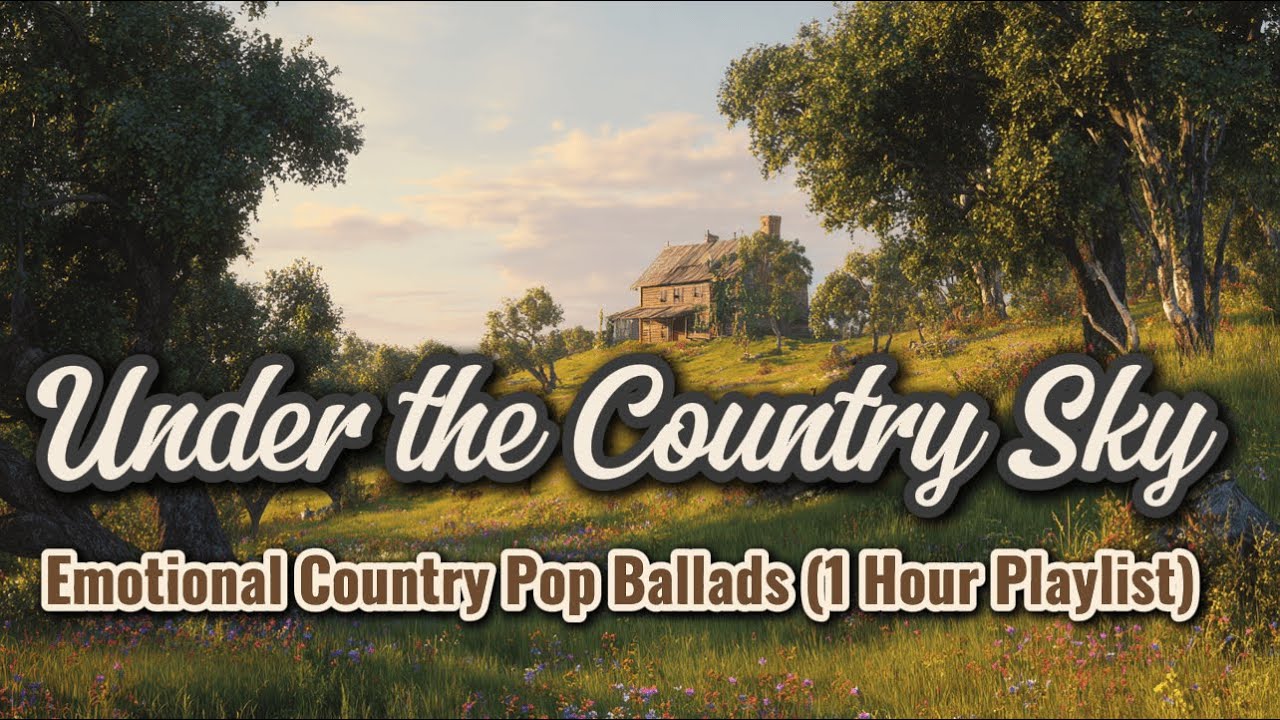 Under the Country Sky | Emotional Country Pop Ballads (1 Hour Playlist) 💔🌾