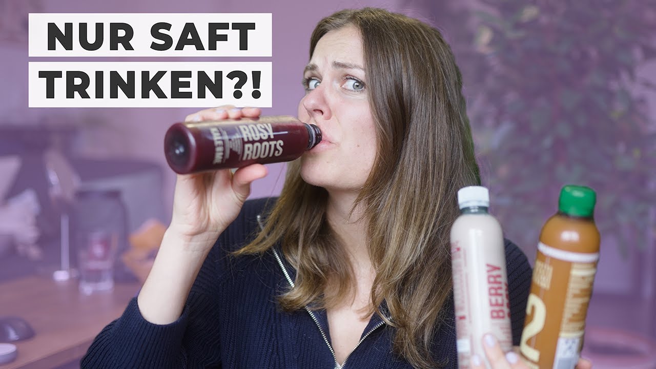 Das passiert, wenn man 3 Tage nur Saft trinkt | SAFTKUR FASTEN🧃😫