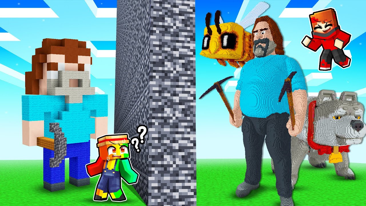 J'ai triché en Noob vs PRO MINECRAFT LE FILM dans Minecraft !