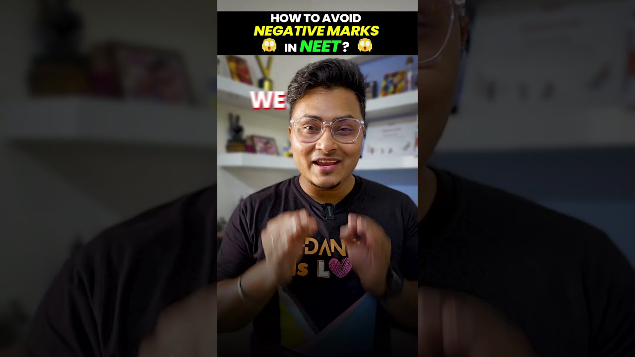 How to Avoid Negative Marks in NEET Exam? #neet2026 #neetxbyvedantu
