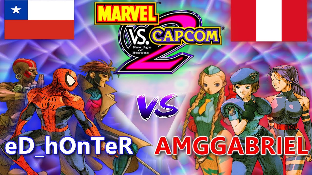 Marvel vs Capcom 2: New Age of Heroes - eD_hOnTeR vs AMGGABRIEL