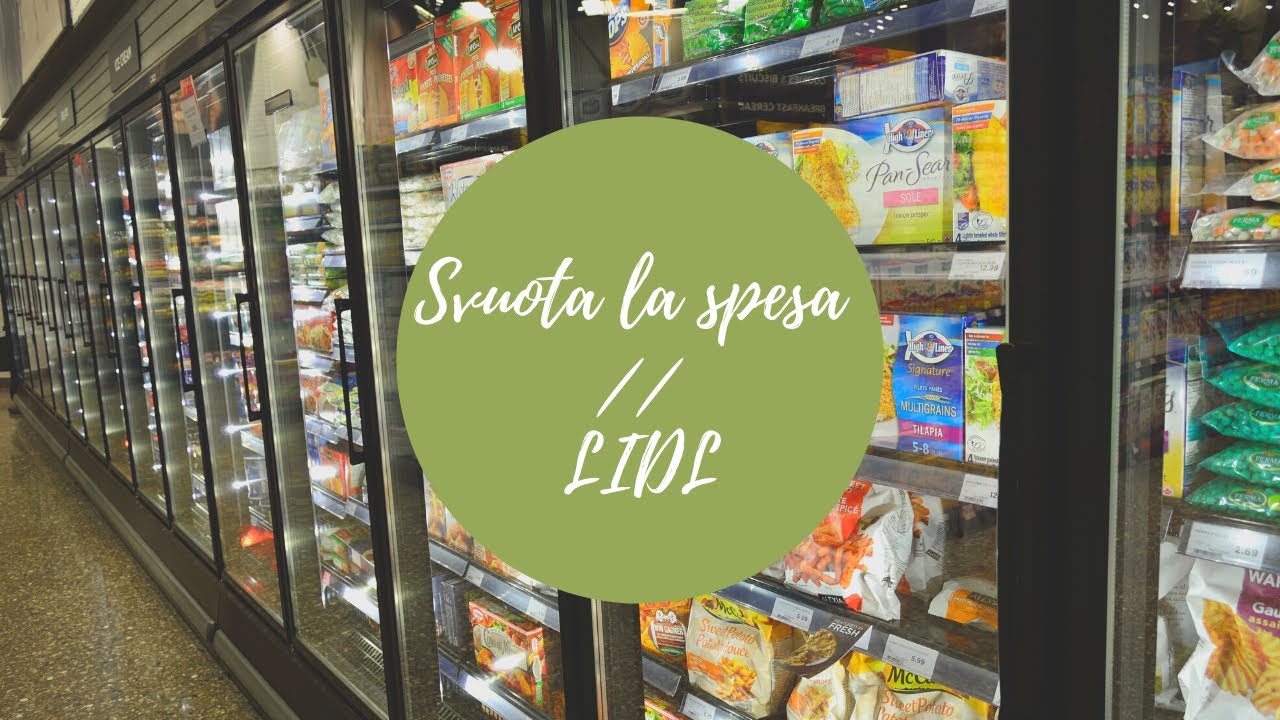 SVUOTA LA SPESA // LIDL ||BlueStar96