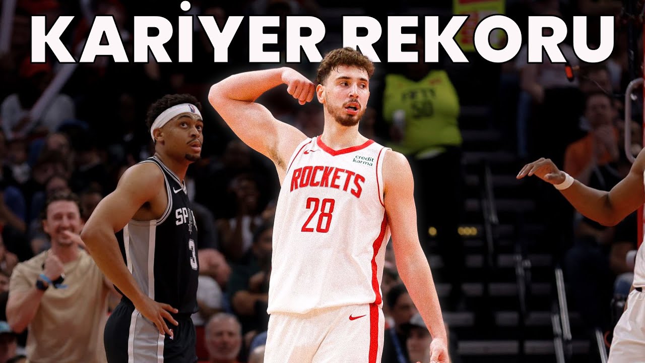 KARİYER REKORU 🔥 45 SAYI | Alperen Şengün vs San Antonio Spurs 💪 | 5 Mart 2024