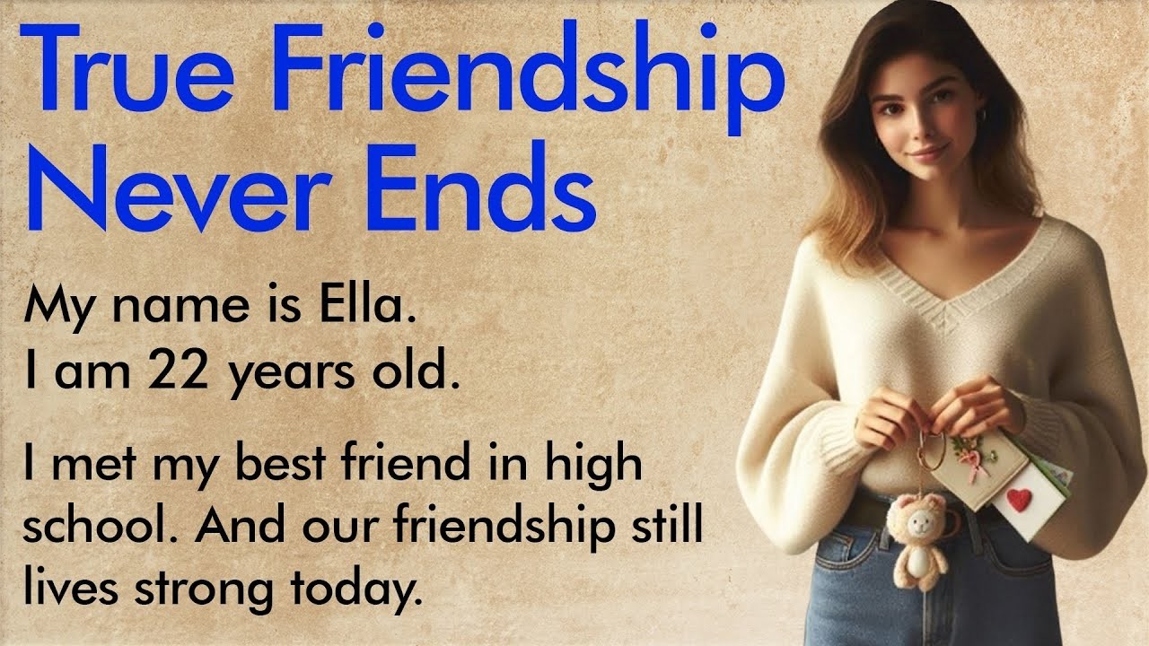 A Story About Friendship That Never Fades ✅ Improve Your English A1–A2 Level ✅