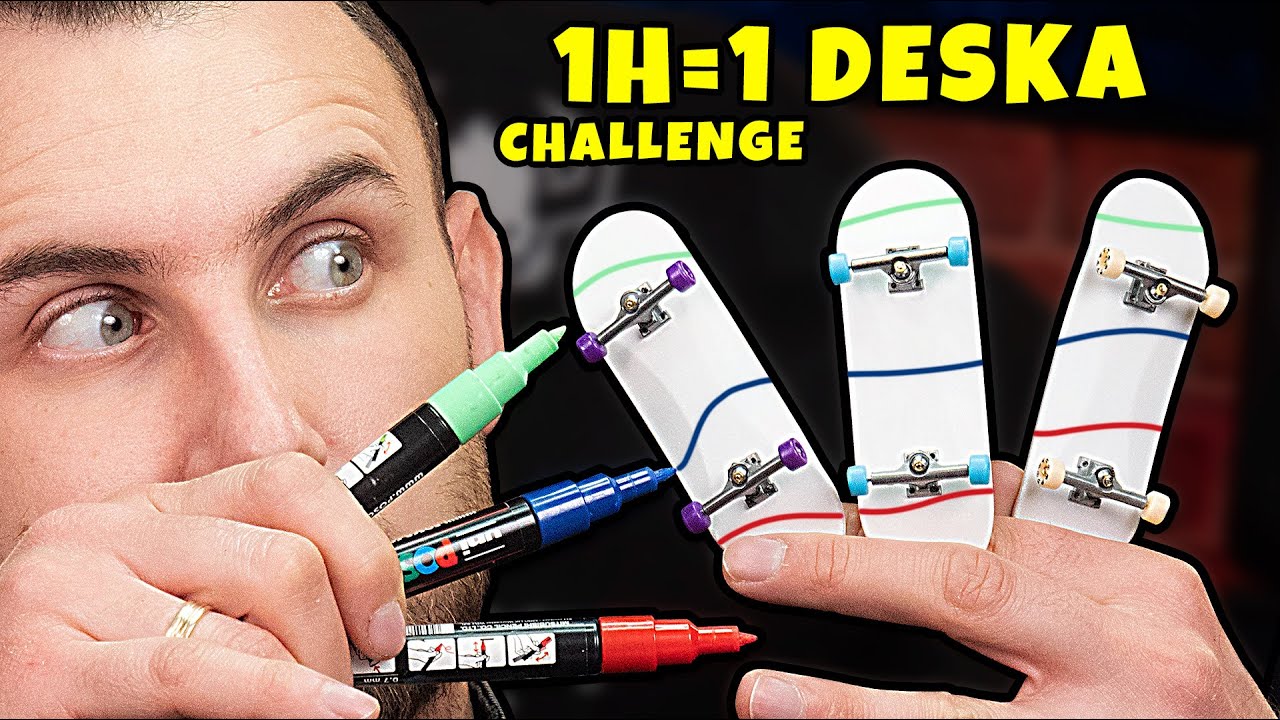Customuję FINGERBOARDY z Waszych pomysłów - 1h na jedną deskę