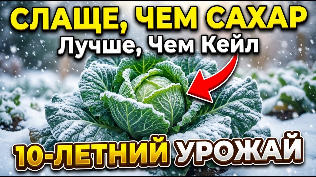 Лучше, чем кейл. Сладкое „бессмертное” растение, которое будет кормить 10 лет. (Не покупайте семена)
