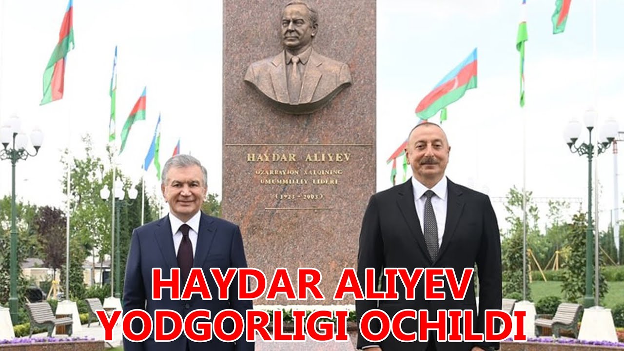 HAYDAR ALIYEV YODGORLIGINING OCHILISHI BO'LIB O'TDI.