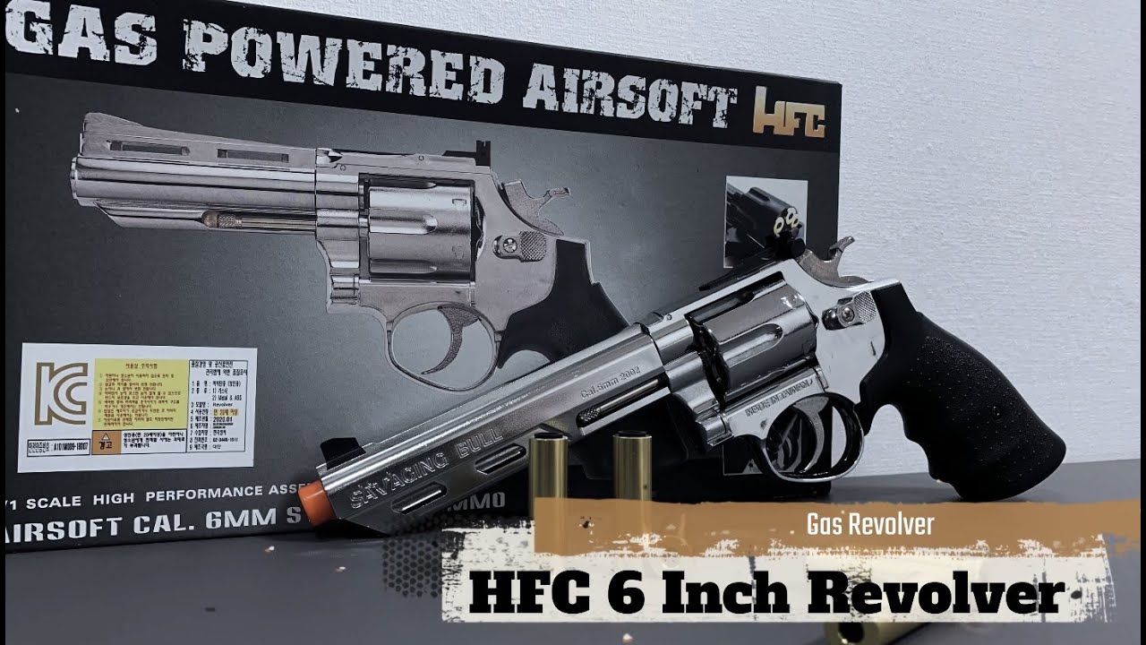 HFC. Revolver 6inch Silver 핸드건/리볼버/Airsoft/건스토리/gunstory