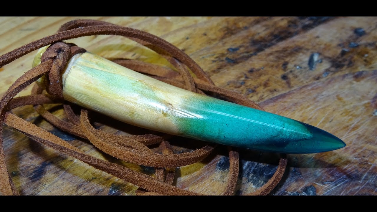 Żywica epoksydowa - Claw with resin jewelry - how I made a resin decoration