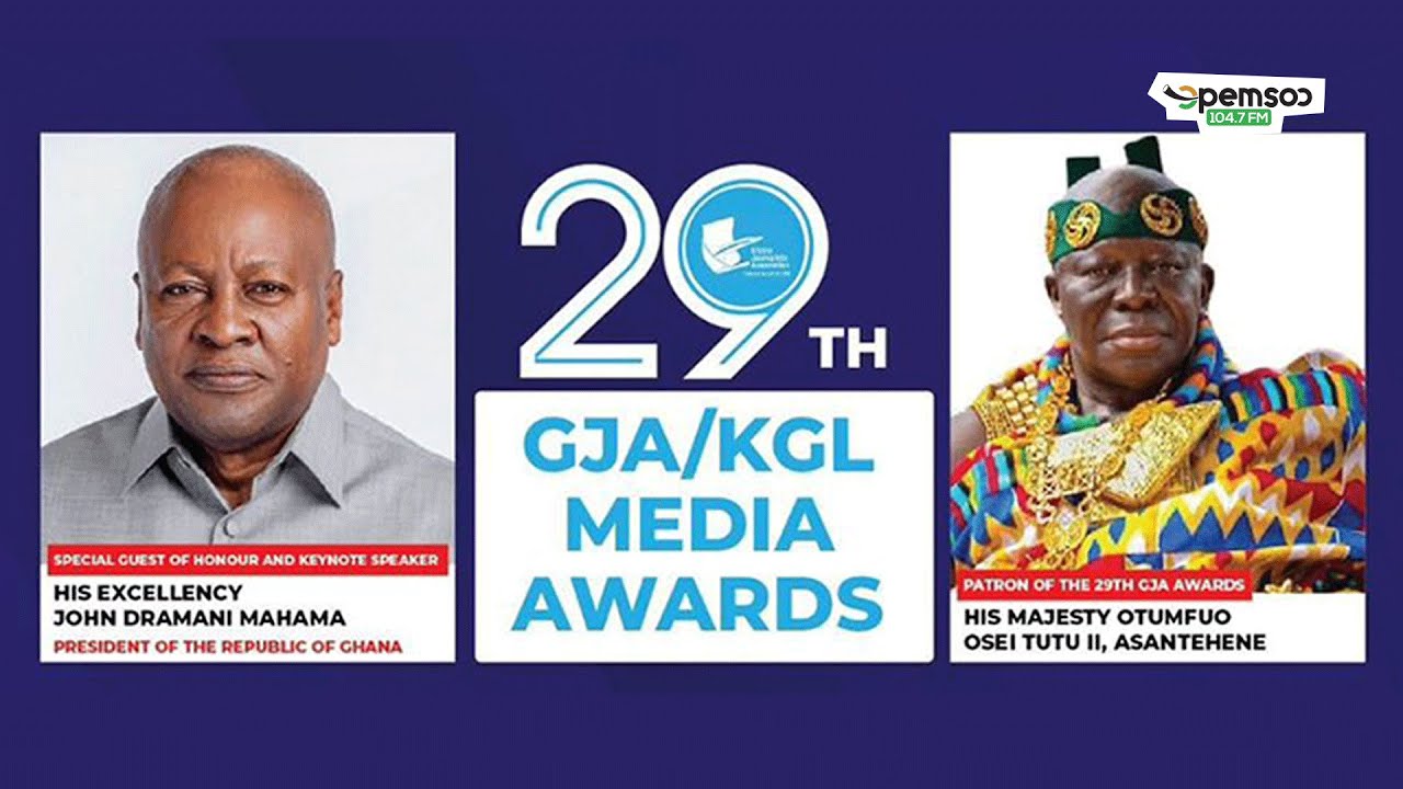 Live: 29th Ghana Journalists Association Awards at the Jubilee Hall, Manhyia Palace