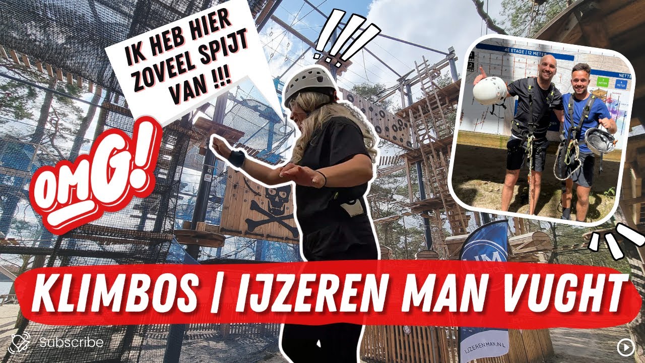 'IK DOE DIT NOOIT MEER' ! 😨 KLIMBOS IJZEREN MAN, DE GROOTSTE VD BENELUX! 🎢🌳