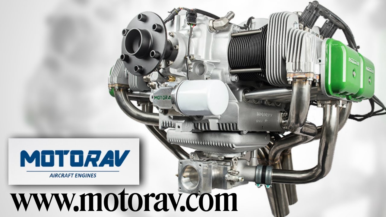 MotorAV, Motor AV, 4 cylinder, 4 stroke,100 HP experimental, light sport aircraft engine.