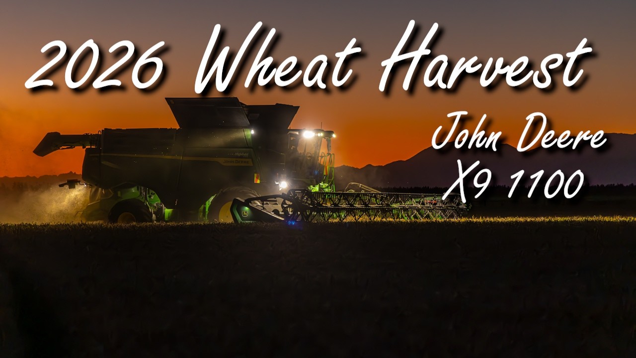 2026 Wheat harvest with John Deere X9 1100 at Highfields