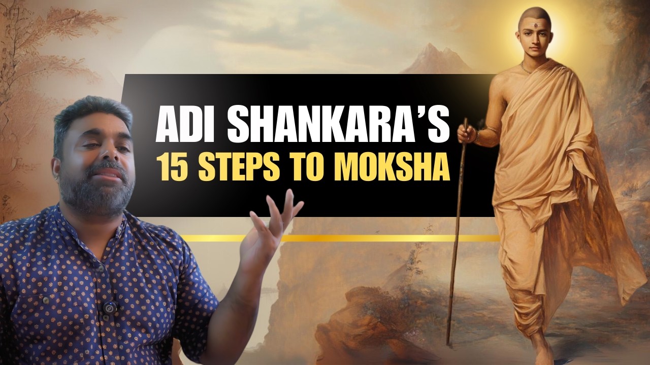Adi Shankaracharya’s 15 Steps To Enlightenment (Explained)