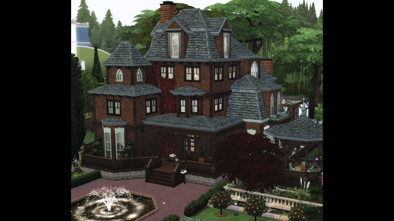 Sims 4 Manoir Ancestral | Stopmotion Build | NO CC