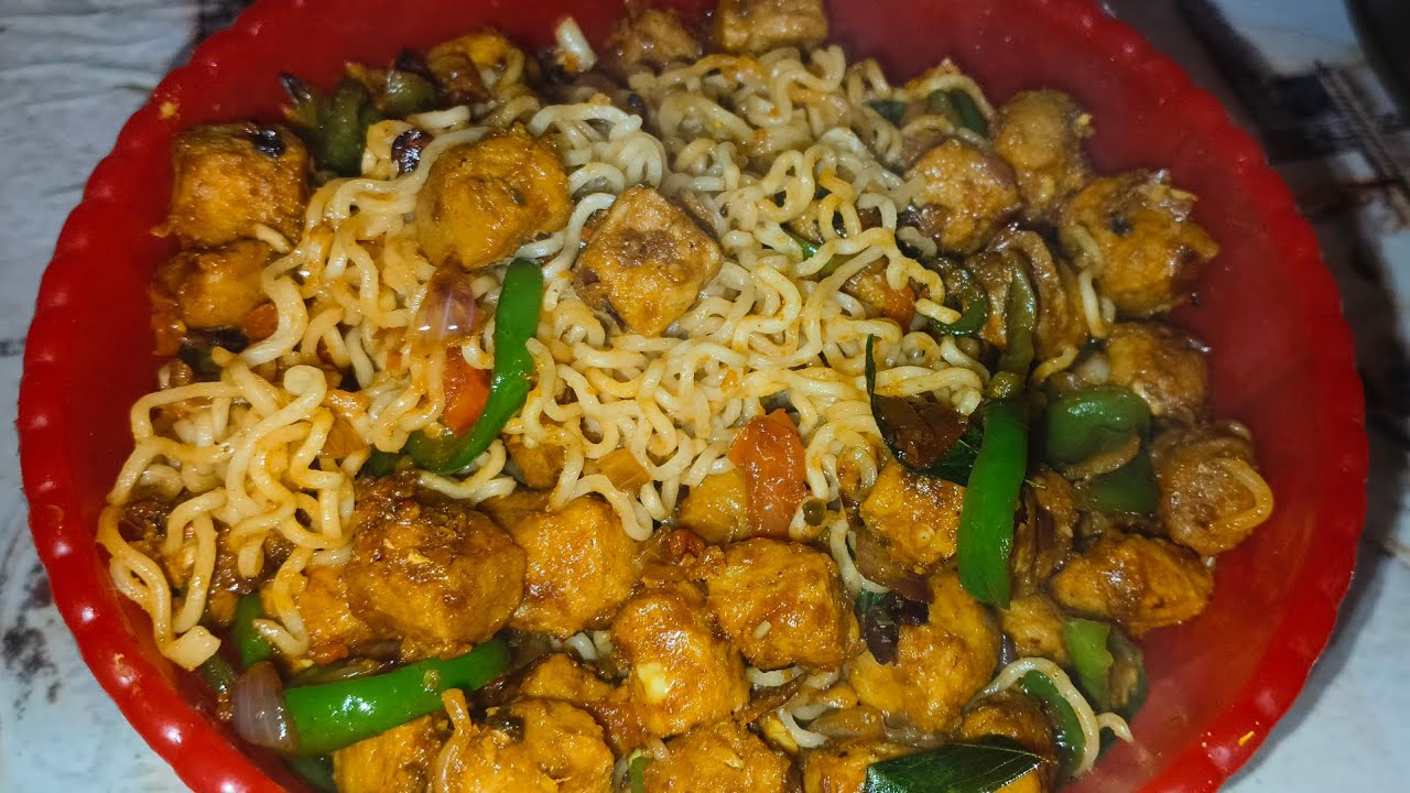 Soya Maggie recipe with easy steps || Soyabean with Maggie recipe banaye 