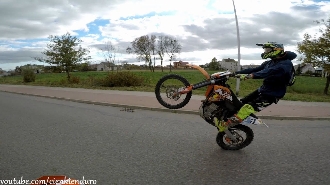 Jesienne Enduro | KTM | cienki