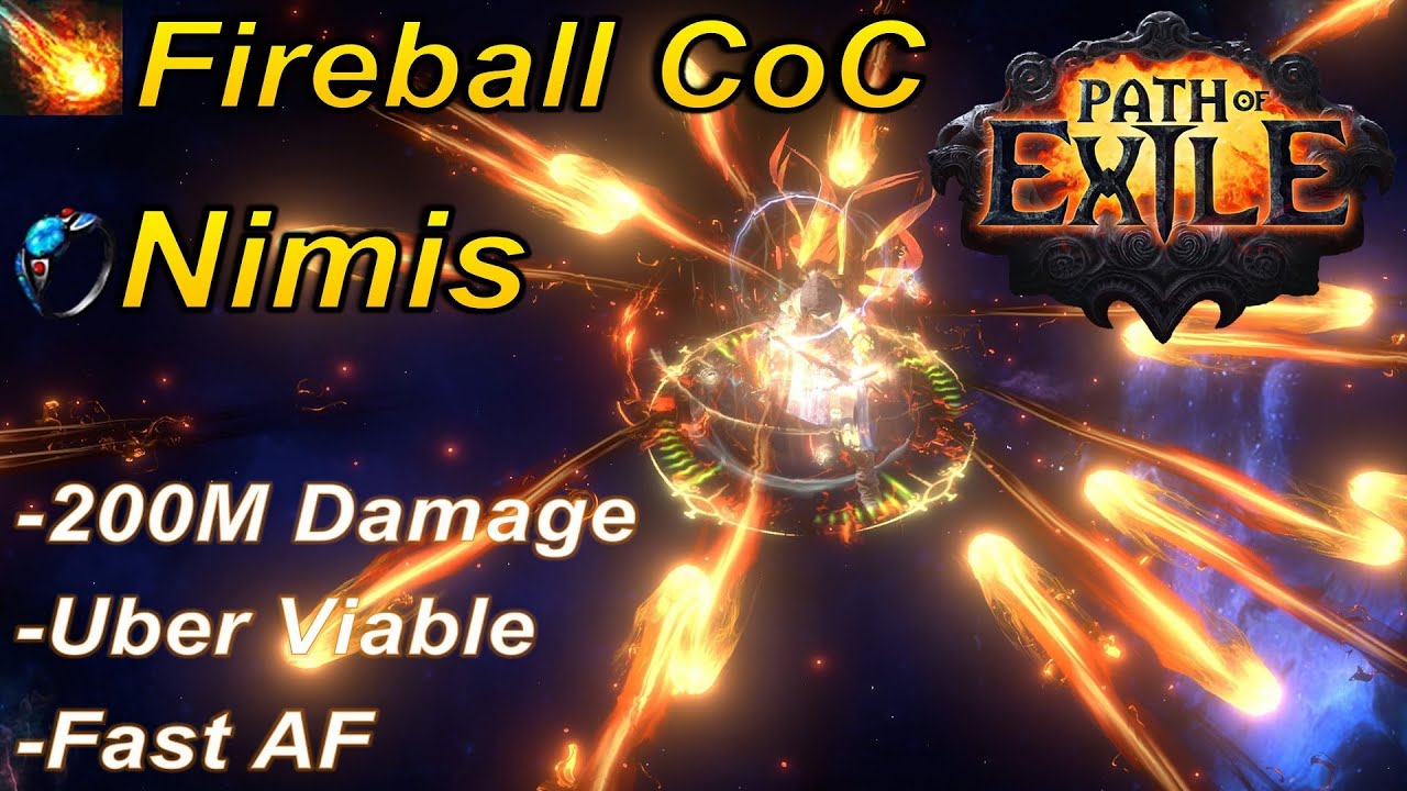 [3.22] Cast on Crit Fireball Nimis (Projectiles Everywhere!) - Path of Exile Trial of Ancestors