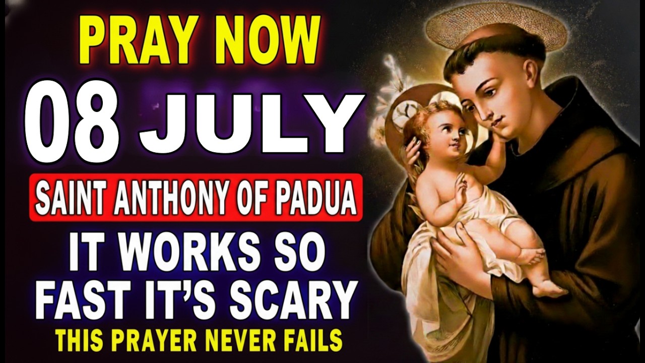 💖POWERFUL PRAYER TO RECEIVE AN URGENT MIRACLE - SAINT ANTHONY OF PADUA🙏