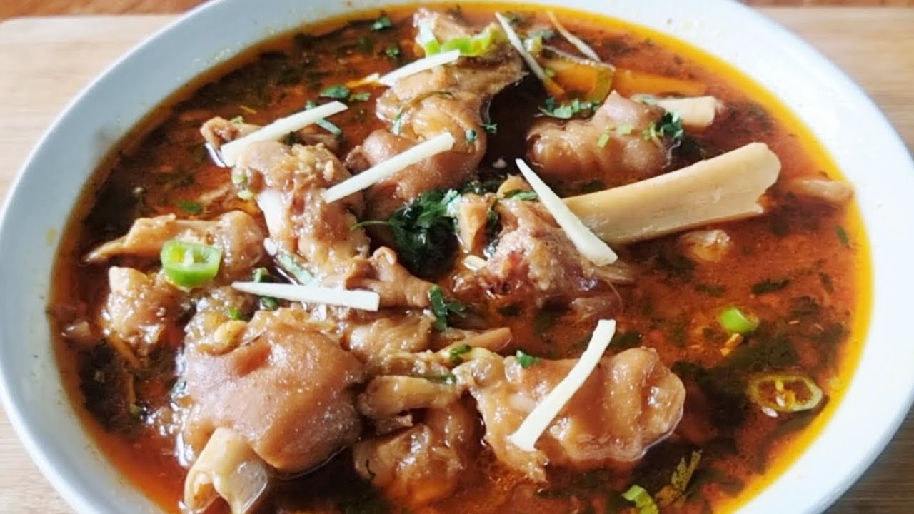 Easy And Authentic Mutton Paya Recipe || Paye Ka Salan || Mutton Yakhni Paya