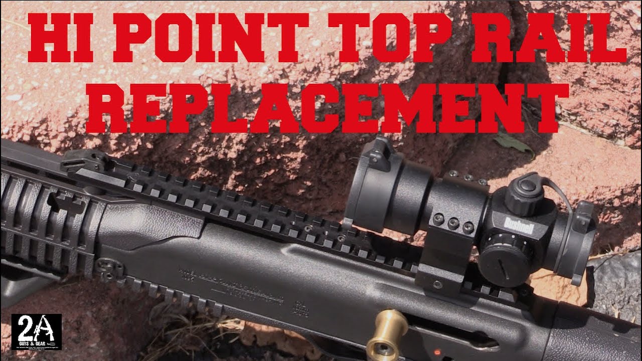 How to replace a Hi Point Carbine top rail.  Long Shot Manufacturing