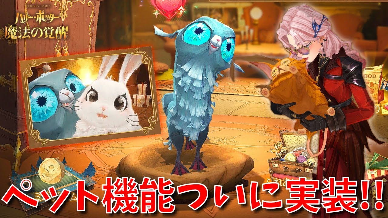 【ハリポタ魔法の覚醒】いよいよペットシステム実装！アプデ内容をハリポタヲタクがまとめてご紹介します！！！【ハリー・ポッター：魔法の覚醒】